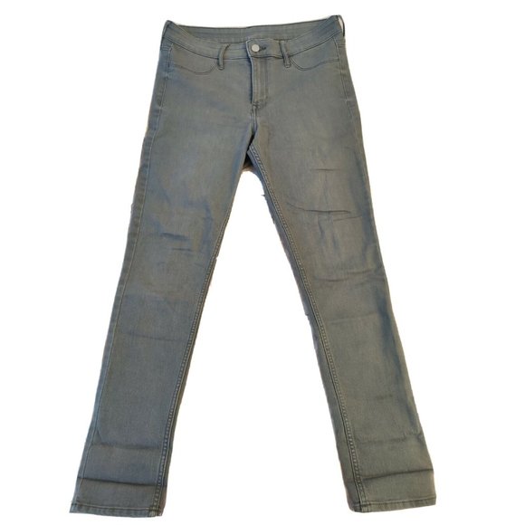 H&M & Denim Women's Skinny Ankle / Regular Waist Gray Jeans (Size 29) - Picture 1 of 9
